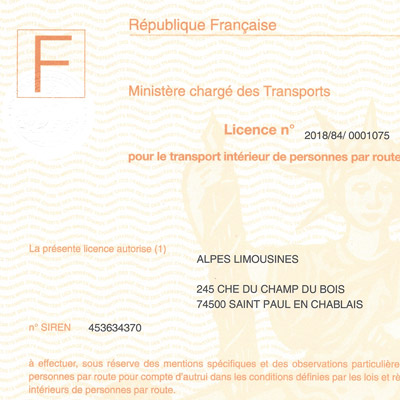 licence alpes limousines